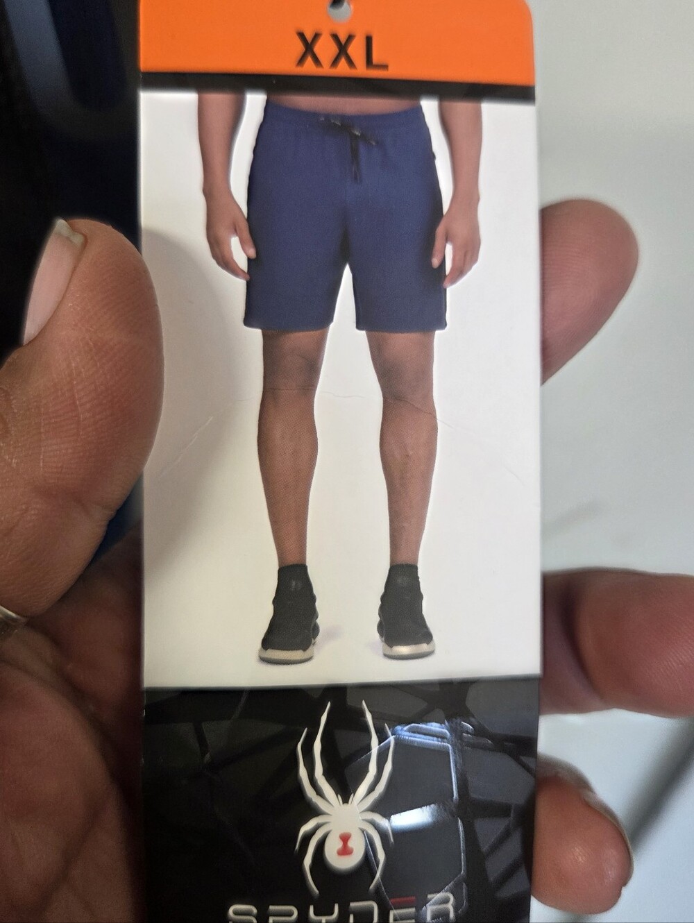 Spyder Men's Navy Athletic Drawstring Shorts